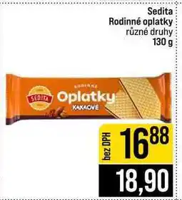 Jip Sedita Rodinné oplatky různé druhy nabídka