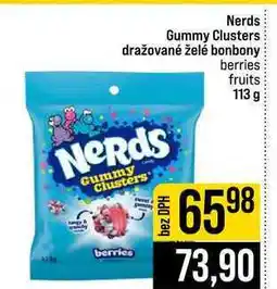 Jip Nerds Gummy Clusters dražované želé bonbony berries fruits nabídka