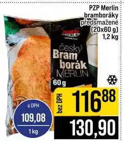 Jip PZP Merlin. bramboráky předsmažené (20x60 g) 1,2 kg nabídka