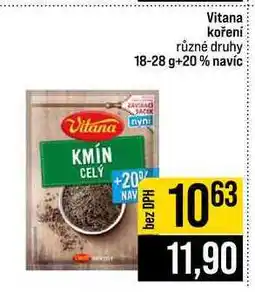Jip Vitana koření různé druhy 18-28 g+20% navíc nabídka