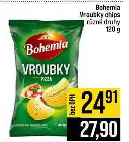 Jip Bohemia Vroubky chips různé druhy nabídka