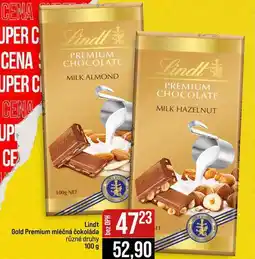 Jip Lindt Gold Premium mléčná čokoláda různé druhy nabídka