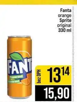 Jip Fanta orange Sprite original nabídka