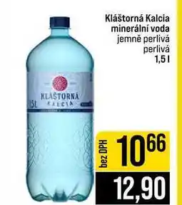 Jip Kláštorná Kalcia minerální voda jemně perlivá perlivá nabídka