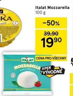 Tesco Italat Mozzarella nabídka