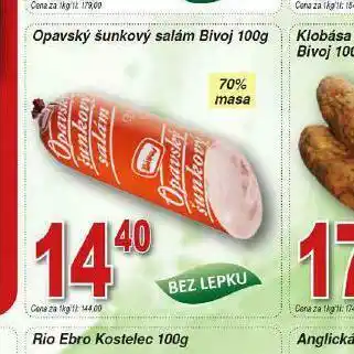 Lidl Opavský šunkový salám nabídka