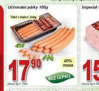 Lidl Učňovské párky nabídka