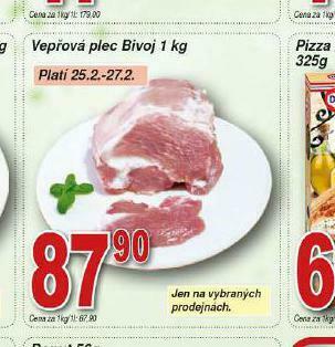Lidl Vepřová plec nabídka