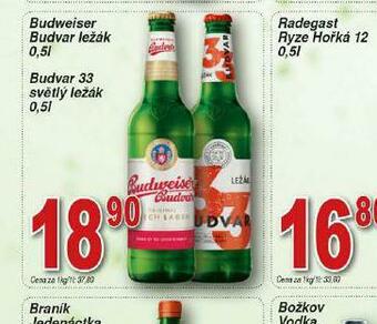 Lidl Pivo budweiser budvar original nabídka