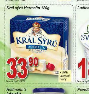 Lidl Král sýrů hermelín nabídka