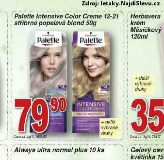 Lidl Palette intensive color creme nabídka