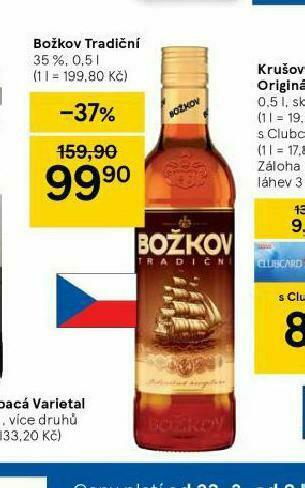 Tesco Božkov tradiční nabídka