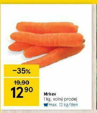 Tesco Mrkev nabídka