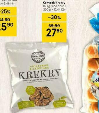 Tesco Kompek krekry nabídka