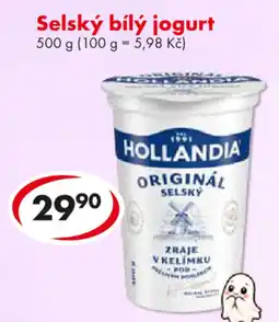 CBA Hollandia selský bílý jogurt nabídka
