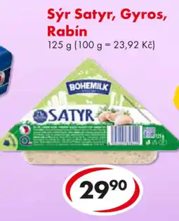 CBA Bohemilk sýr satyr nabídka