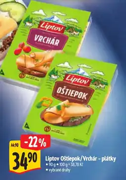 Albert Liptov Oštiepok/Vrchár - plátky nabídka