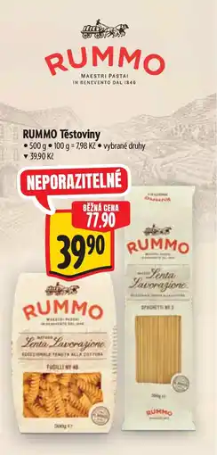 Albert Rummo těstoviny nabídka