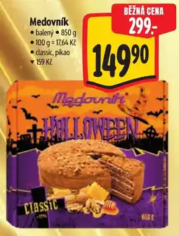 Albert Medovník Halloween nabídka