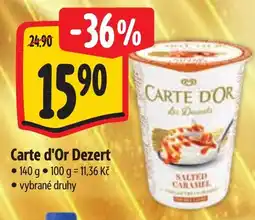 Albert Carte d'Or Dezert nabídka