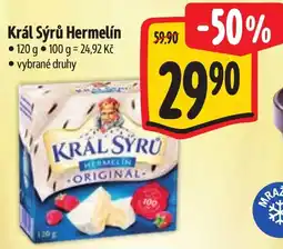 Albert Král Sýrů Hermelín nabídka