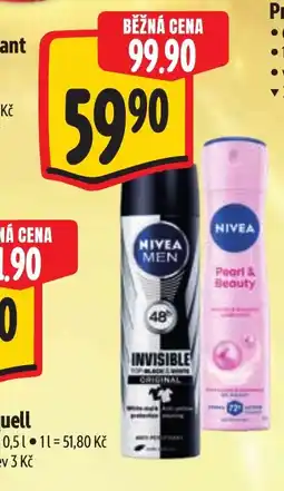 Albert Nivea men invisible nabídka