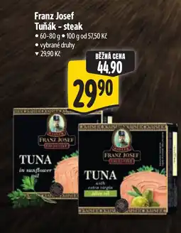 Albert Franz Josef tuňák - steak nabídka