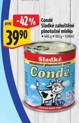 Albert Condé sladké zahuštěné plnotučné mléko nabídka