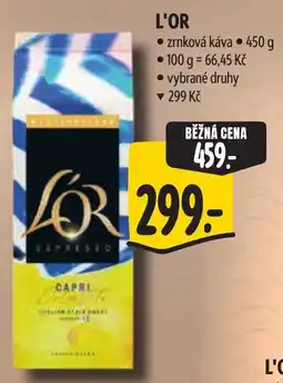 Albert L'OR espresso capri nabídka