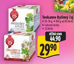 Albert Teekanne Bylinný čaj nabídka