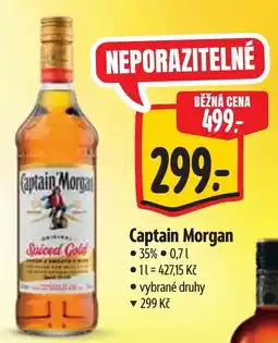 Albert Captain Morgan Spiced Gold nabídka