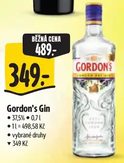 Albert Gordon's Gin nabídka