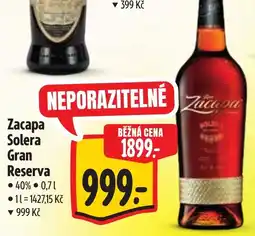 Albert Zacapa Solera Gran Reserva nabídka