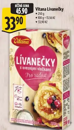 Albert Vitana lívanečky s ovesnými vločkami nabídka