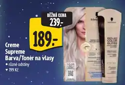 Albert Schwarzkopf Creme Supreme Barva/Tonér na vlasy nabídka