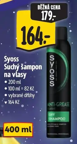 Albert Syoss Suchý šampon na vlasy nabídka