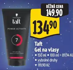 Albert Taft Gel na vlasy nabídka