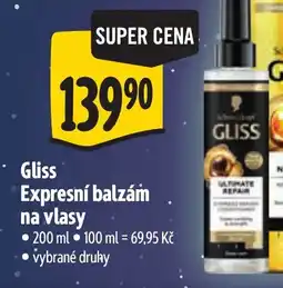 Albert Gliss expresní balzám na vlasy nabídka