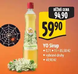 Albert YO Sirup nabídka