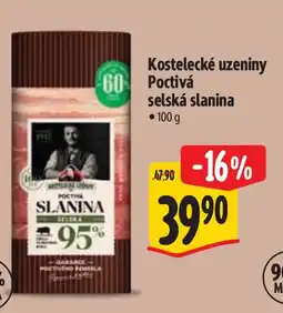 Albert Kostelecké uzeniny Poctivá selská slanina nabídka