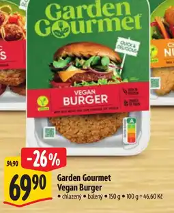 Albert Garden Gourmet Vegan Burger nabídka