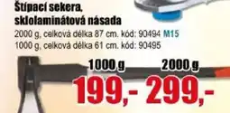 EVA Štípací sekera, sklolaminátová násada nabídka