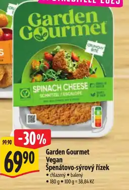 Albert Garden Gourmet Vegan Špenátovo-sýrový řízek nabídka