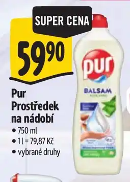Albert Pur prostředek na nádobí nabídka