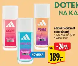 Albert adidas deodorant natural sprej nabídka