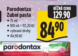 Albert Parodontax zubní pasta nabídka