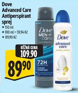 Albert Dove Advanced Care Antiperspirant sprej nabídka