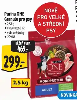 Albert Purina ONE Granule pro psy nabídka