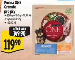 Albert Purina One granule pro psy nabídka