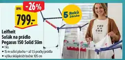 Albert Leifheit Sušák na prádlo Pegasus 150 Solid Slim nabídka